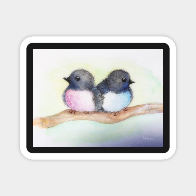 Love Birds Magnet by browna