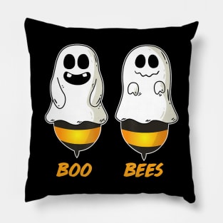 Boo Bees Funny Halloween Matching Couple Her Costume Pillow