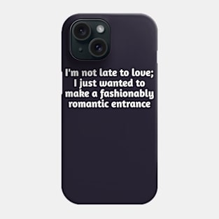 Funny valentines gift ideas Phone Case