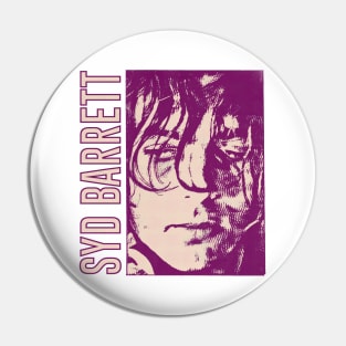 Syd Barrett - - - Original Fan Artwork Design Pin