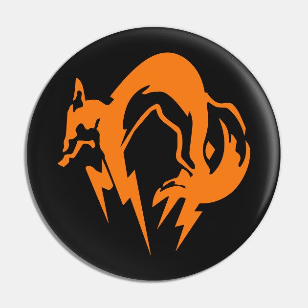 Foxhound Metal Gear Solid Pin Teepublic Foxhound Metal Gear Solid Pin Teepublic