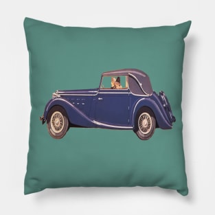 Vintage Car Pillow