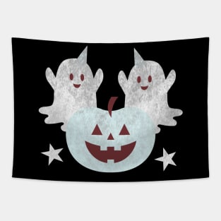 Pumpkin Ghosts Tapestry