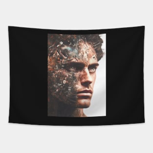 Half Human Half Robot I Your Worst Enemy Poster Tapestry