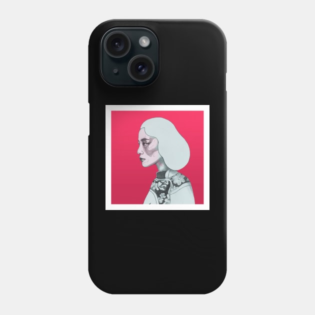 Red Concubine Phone Case by Luke Gray