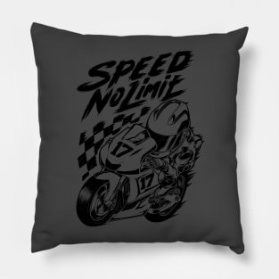 Speed no Limit Pillow