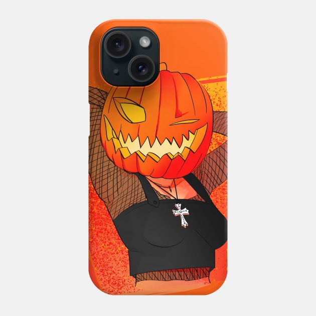 Pumpkina Phone Case by @akaluciarts