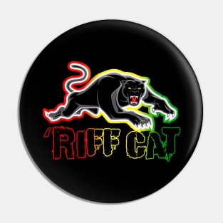 Penrith Panthers - 'RIFF CAT (Red, Gold & Green) Pin