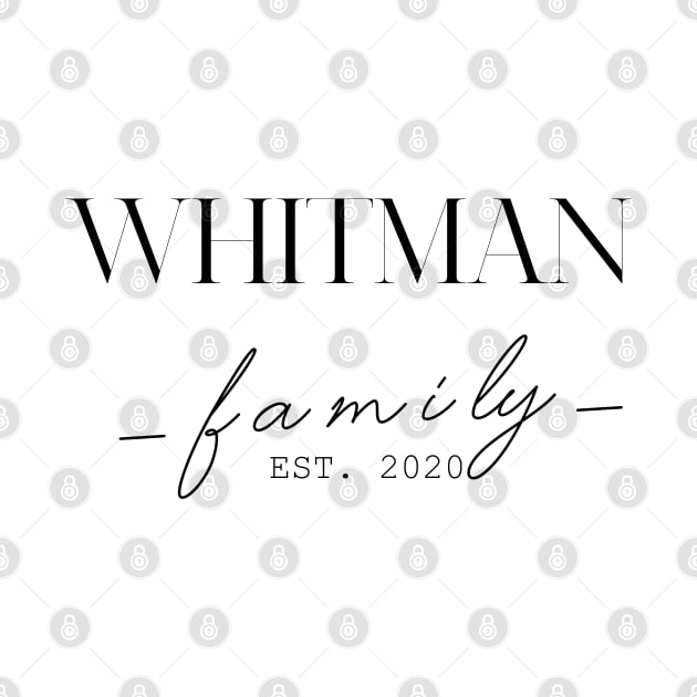 Whitman Family EST. 2020, Surname, Whitman by ProvidenciaryArtist