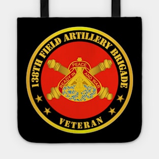 138th Field Artillery Bde DUI w Branch - Veteran Tote