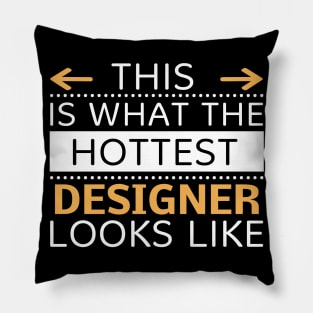 Designer Looks Like Creative Job Typography Design Pillow