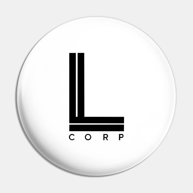 L Corp Logo Pin by slomotionworks