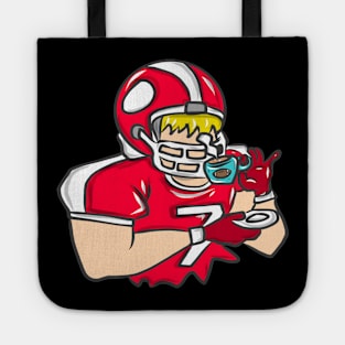 Rugby American Football Sport USA Gridiron Football Gift Tote