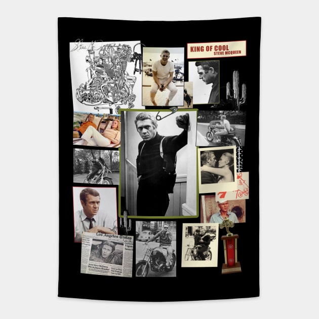 STEVE MCQUEEN COLLAGE Tapestry by CS77