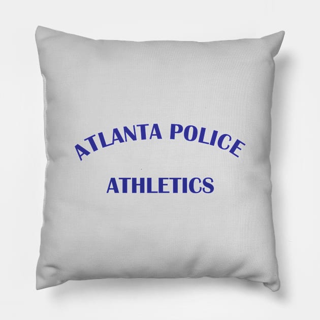 Atlanta Police Athletics Pillow by robertromanian