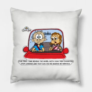 Fritts Cartoons "You're making me nervous." Pillow