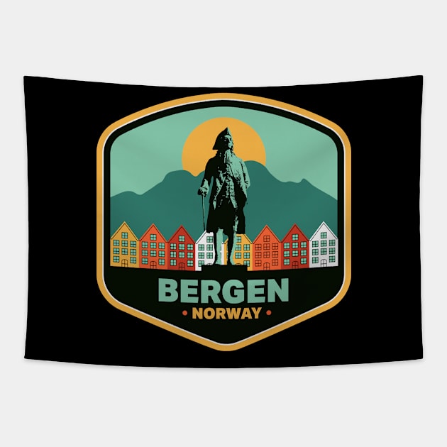 Bergen Norway Tapestry by deadright