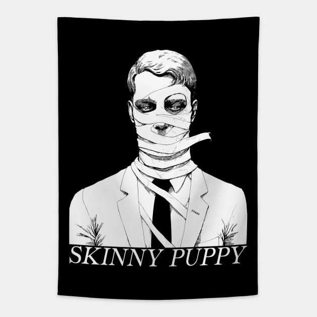 Skinny Puppy ∆ Original Fan Design Tapestry by unknown_pleasures