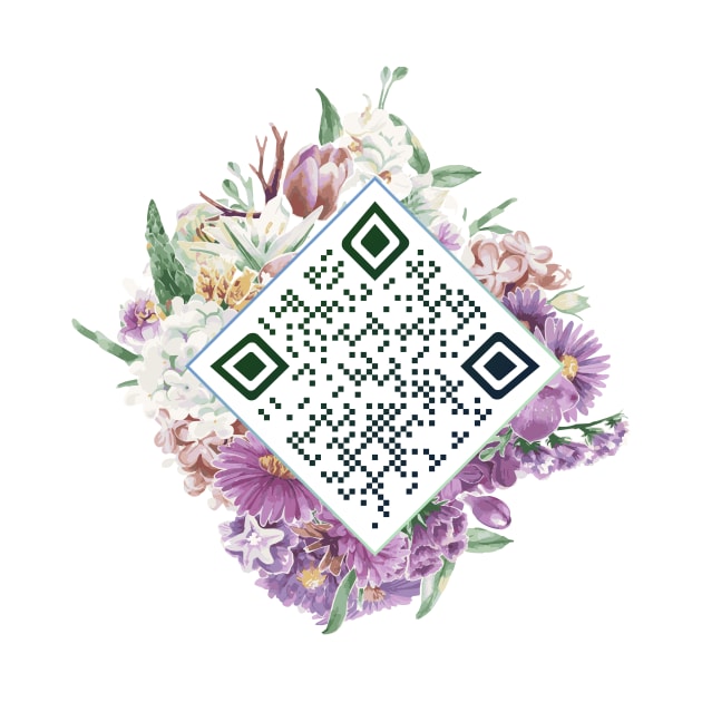 IZ*ONE Violeta QR Code by Silvercrystal