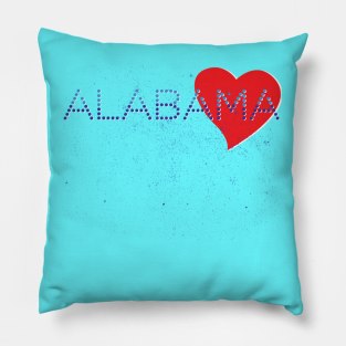 Vintage Alabama Love Pillow