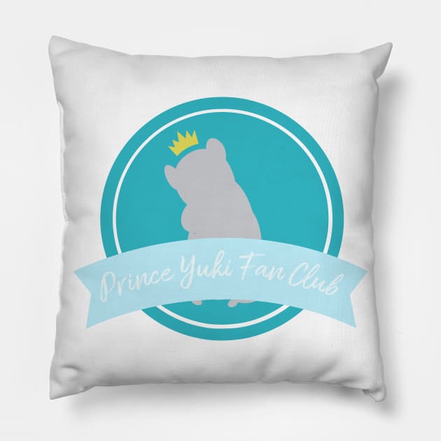 prince yuki fan club Pillow by anemocha