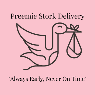 Preemie Stork Delivery T-Shirt