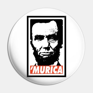 Abraham Lincoln Murica Pin