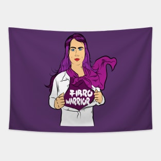 Fibro Warrior Woman Tapestry