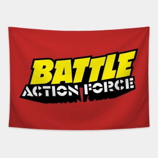 Battle Action Force 1985 annual logo Tapestry