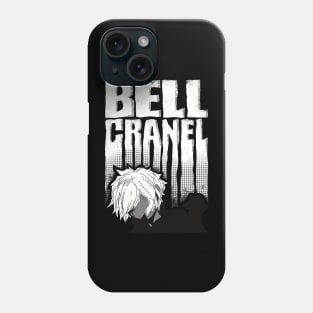 Bell Cranel Minimalist with Cool White Typography from Danmachi Anime Phone Case