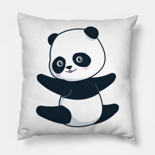 Hug A Panda With Love Animal Costume Graphic Pillow