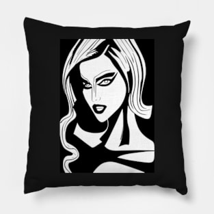 High Fashion Woman Pillow