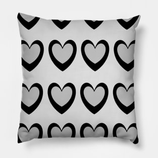 Black Heart Pillow