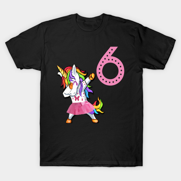 6th Birthday Unicorn Birthday Girl For 6 Years Old Girl 6th