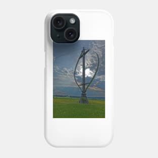 Darrieus wind rotor, Heroldstatt Phone Case