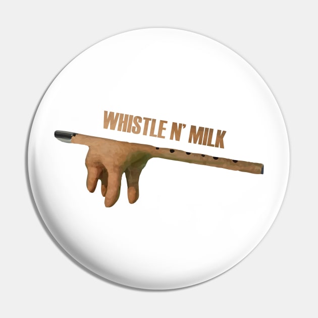 Udderflute: Whistle n' Milk Pin by j_ba