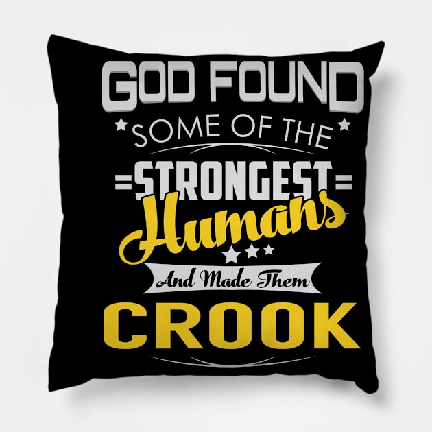 CROOK Pillow by Lotusg