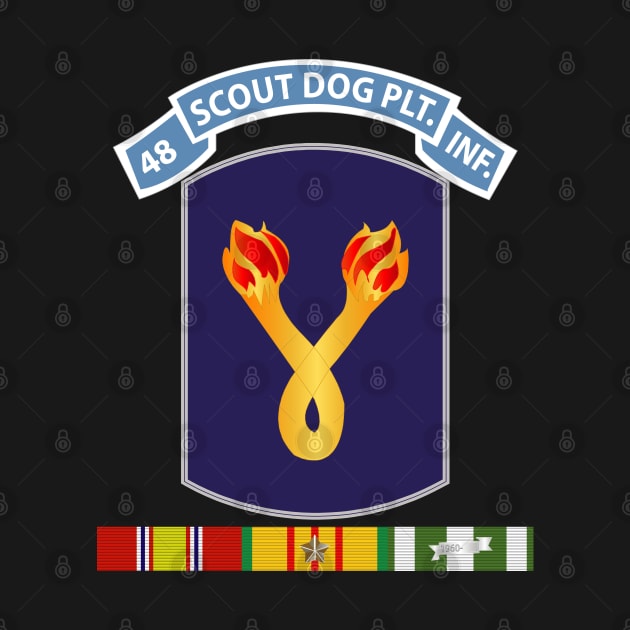 48th Inf Scout Dog Plt Tab - 196th Inf Bde w VN SVC wo Txt by twix123844