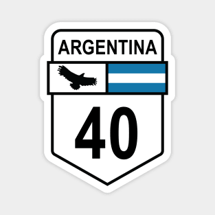 Ruta 40 Argentina Magnet