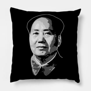 Mao Black and White Pillow