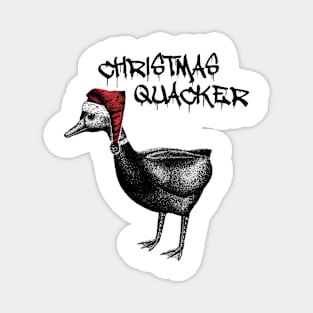 Christmas Quacker Magnet