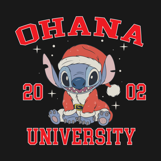 Ohana means family - Christmas Stitch by EnchantedApparel