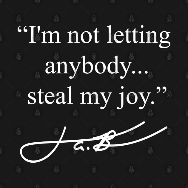 I'm not letting anybody... steal my joy. - Cory booker by skittlemypony