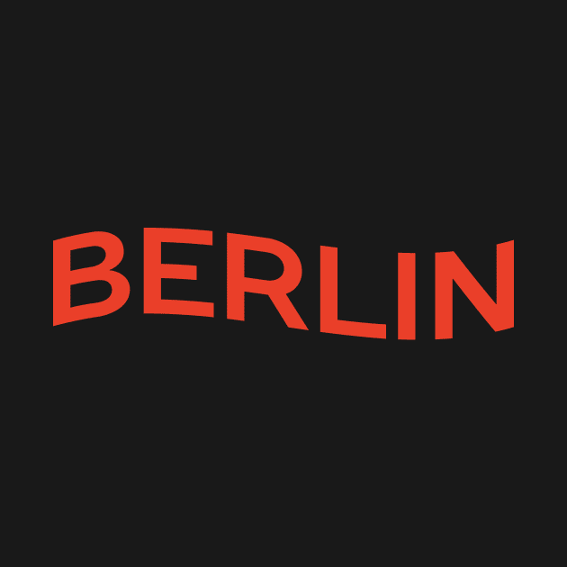 Berlin City Typography by calebfaires