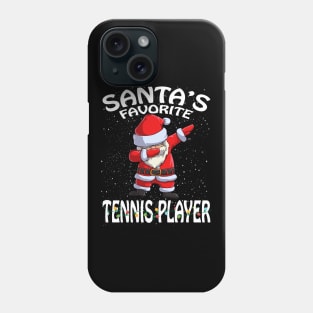 Santas Favorite Tennis Player Christmas Phone Case