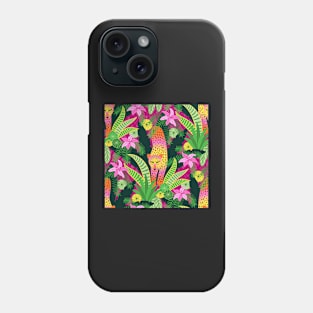 Leopards and Lilies Phone Case