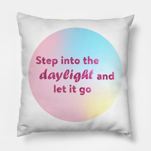 Daylight Lyric Circle Taylor Swift Pillow by Mint-Rose