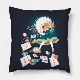 Down the Rabbit Hole Pillow