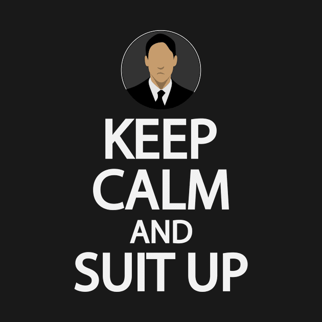 Keep calm and suit up. by Geometric Designs