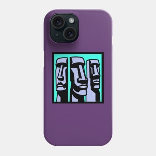 Easter Island Heads - Pop Art Phone Case